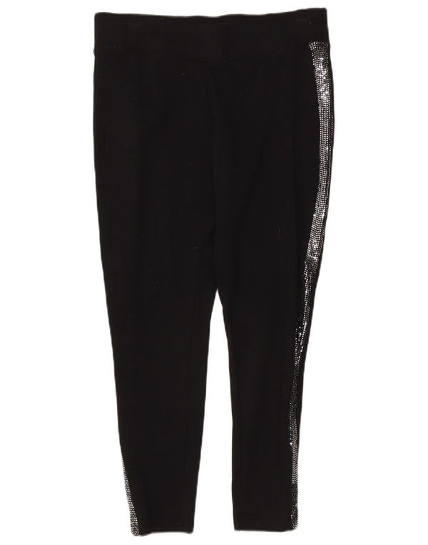 Женские укороченные брюки скинни Marks & Spencer UK 14, большие W32 L24, черные