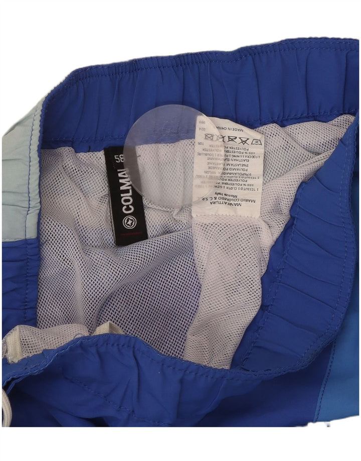 COLMAR Мужские шорты для плавания с рисунком IT 58 XL Синие, полиэстер с цветными блоками