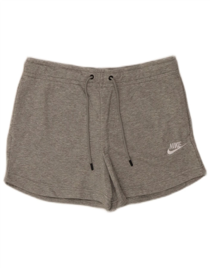 Женские спортивные шорты Nike UK 10, маленькие серые, хлопок