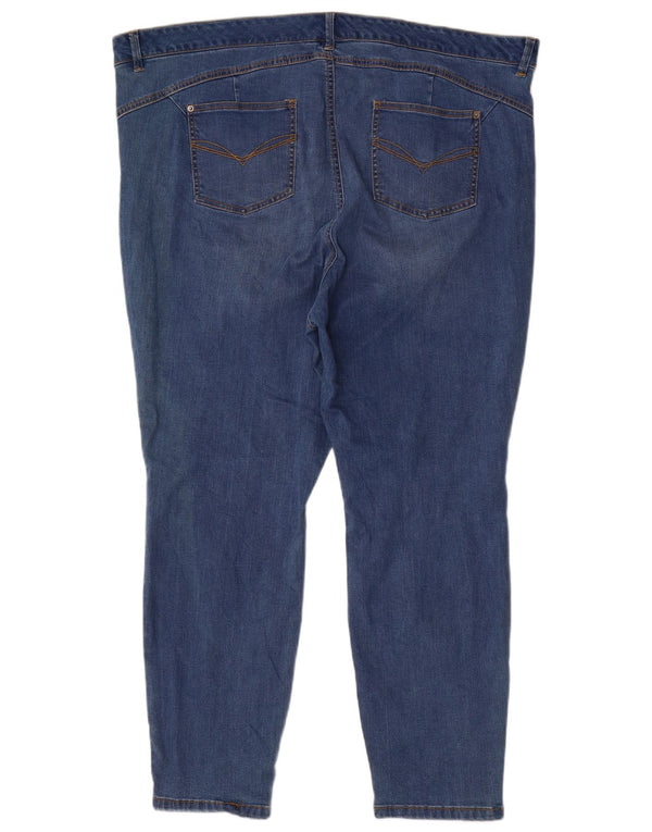 Женские джинсы скинни Marks & Spencer Autograph UK 22 3XL W44 L28 Синие хлопковые