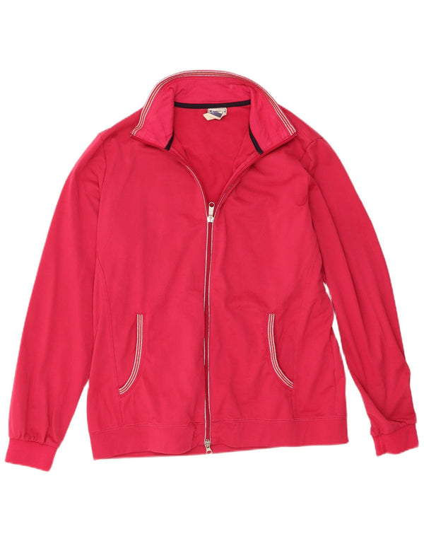 Женский спортивный костюм Champion Easy Fit, верхняя куртка UK 14, большой розовый полиэстер