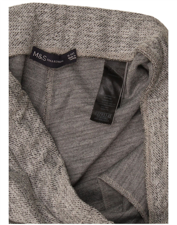 Женские спортивные брюки Marks & Spencer UK 16, большие серые в крапинку