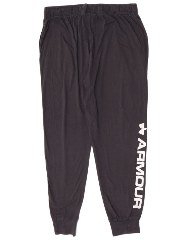 Мужские спортивные брюки с графическим рисунком Under Armour, джоггеры, XL, черные