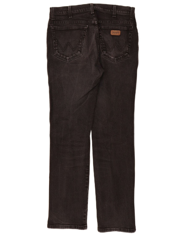 Мужские прямые джинсы Wrangler Texas Stretch W34 L32, черный хлопок