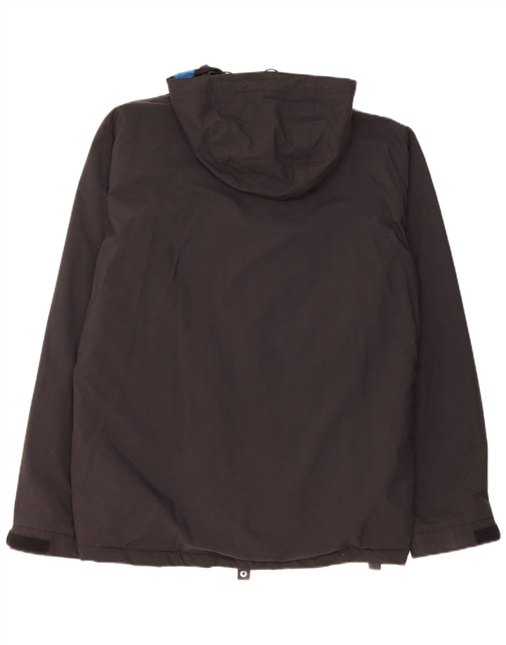 Мужская ветровка Helly Hansen с графическим рисунком UK 38, средний черный с цветными блоками