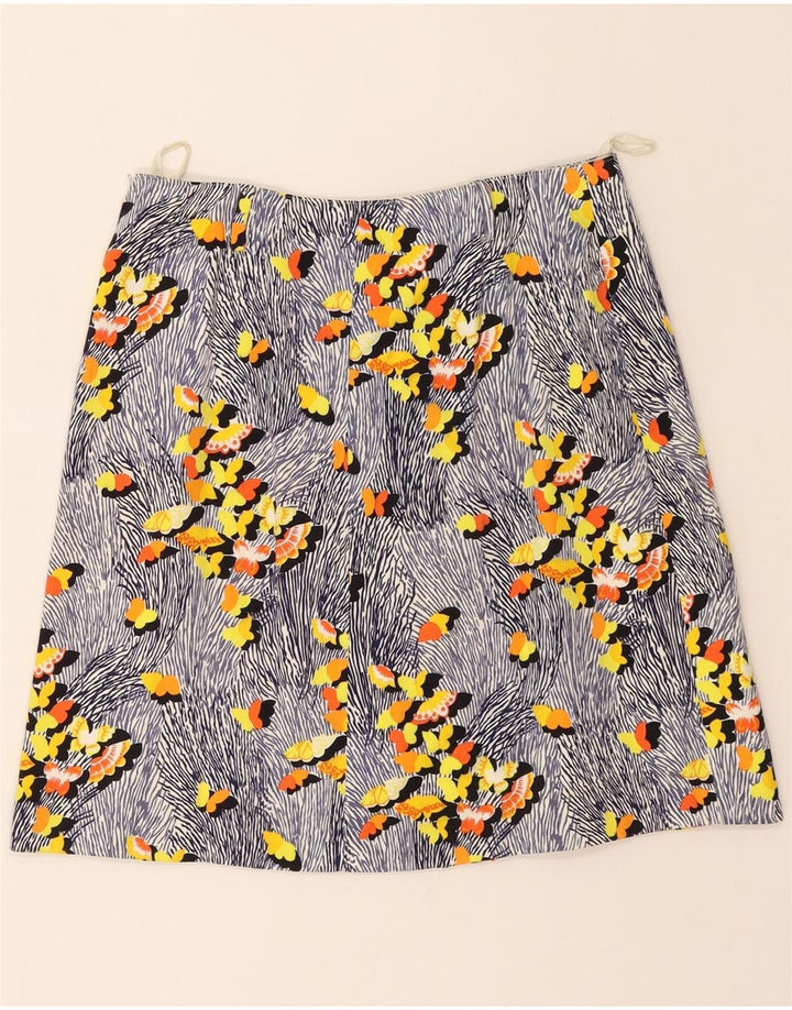 VINTAGE Womens A-Line Skirt IT 44 Medium W28  Multicoloured Floral Vintage Vintage and Second-Hand Vintage from Messina Hembry 