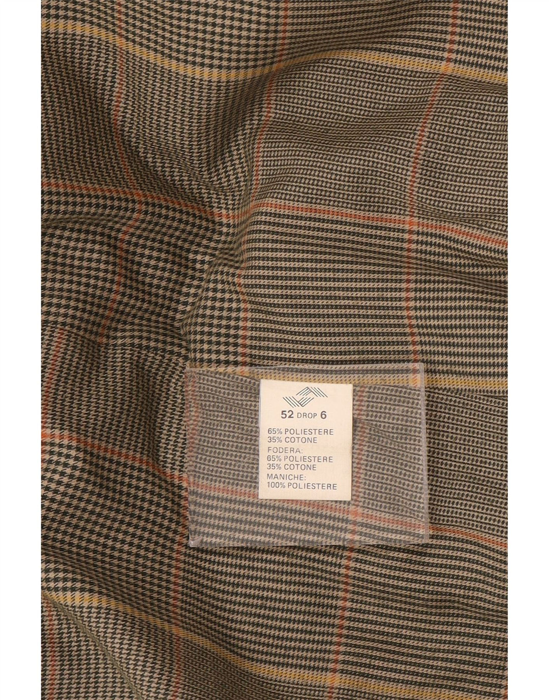 Винтажный мужской тренч IT 52 XL Бежевый полиэстер