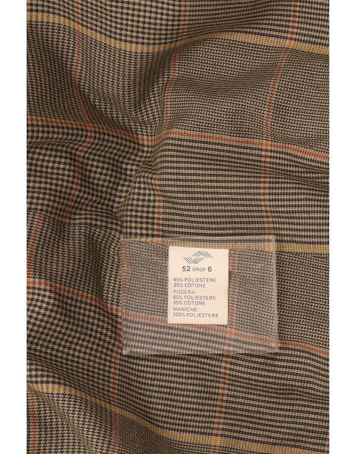 Винтажный мужской тренч IT 52 XL Бежевый полиэстер