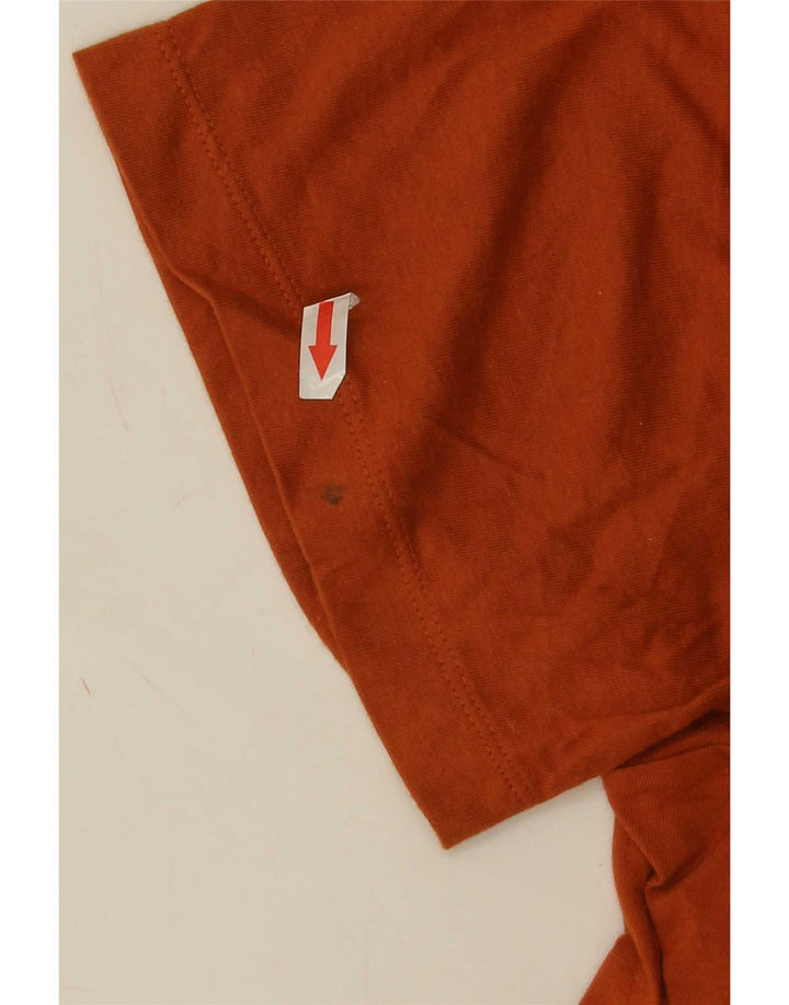 Мужская футболка Nike Texas с графическим рисунком, большой оранжевый хлопковый топ