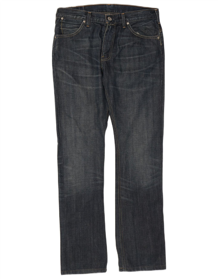 Мужские прямые джинсы Levi's W33 L34 темно-синие, хлопок