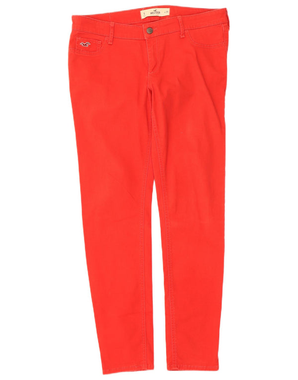 Женские повседневные брюки скинни Hollister W29 L29 красные