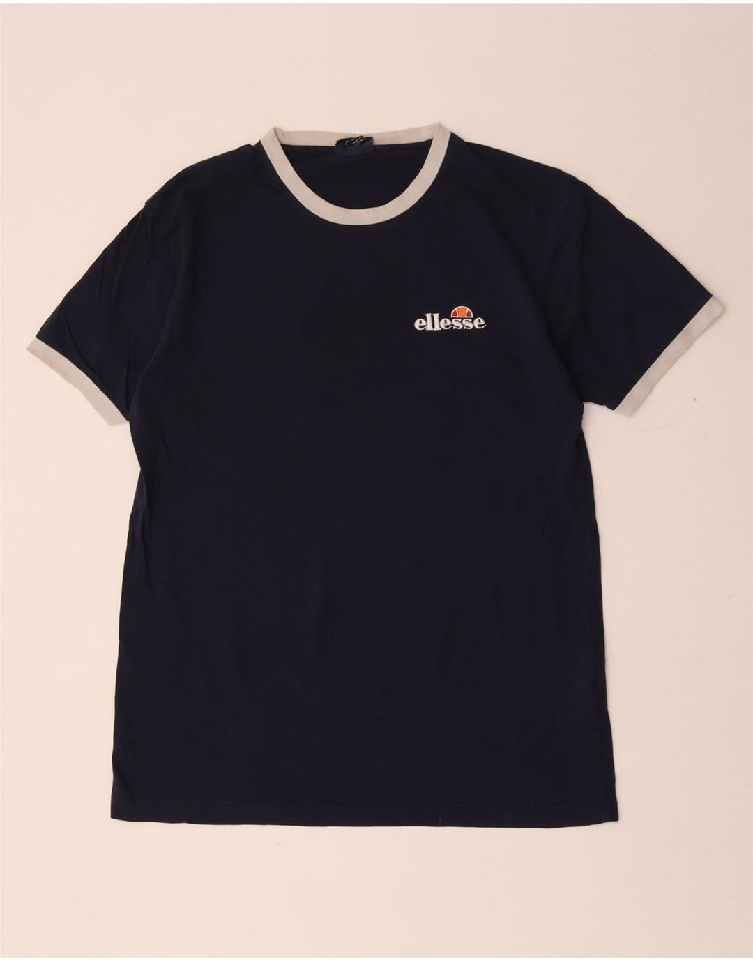 Ellesse Мужская футболка с рисунком Топ среднего размера, темно-синий, хлопок