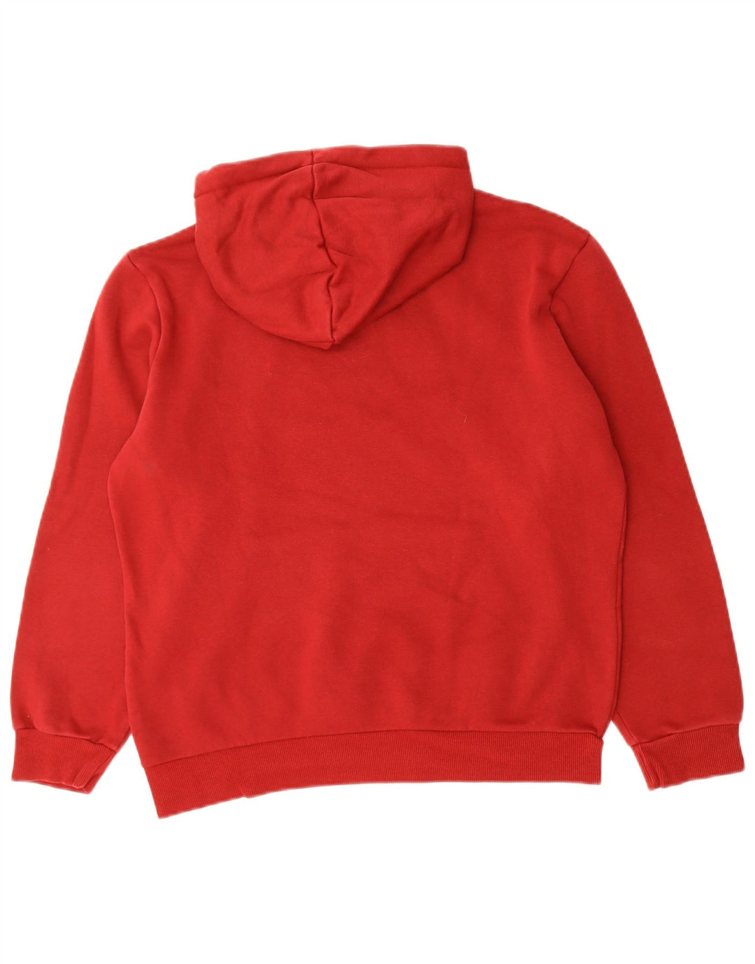 PUMA Mens Graphic Hoodie Jumper Small Red Cotton