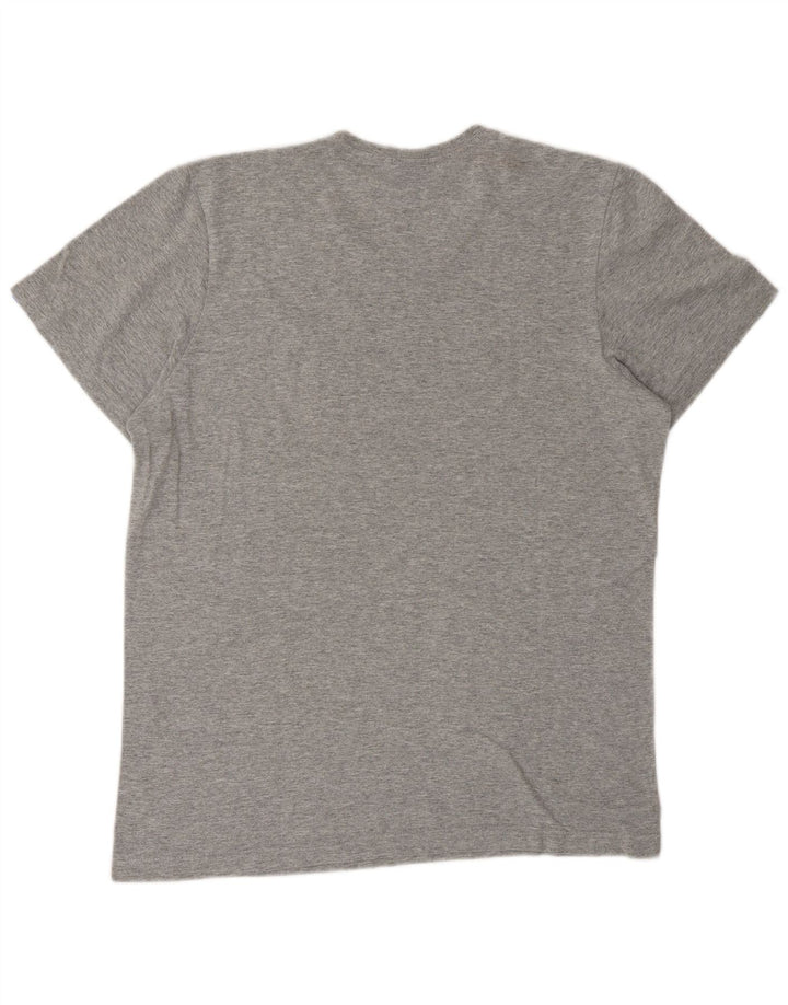 ADIDAS Mens Graphic T-Shirt Top Medium Grey
