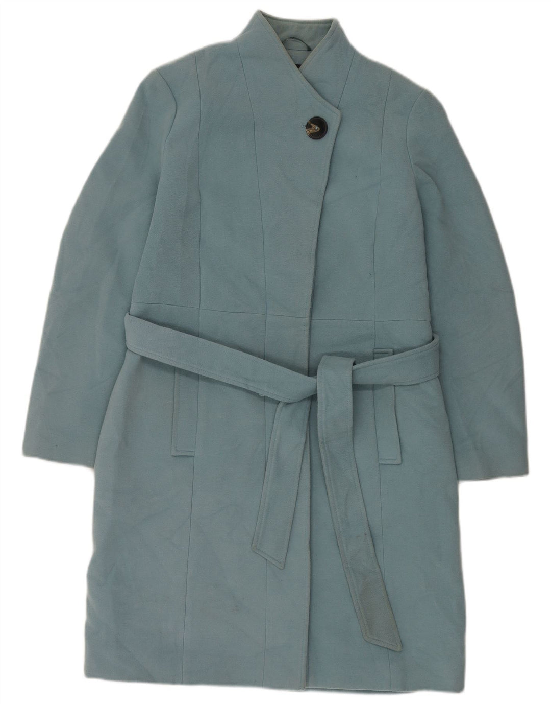 Женское пальто свободного кроя Marks & Spencer UK 18 XL, синее, полиэстер