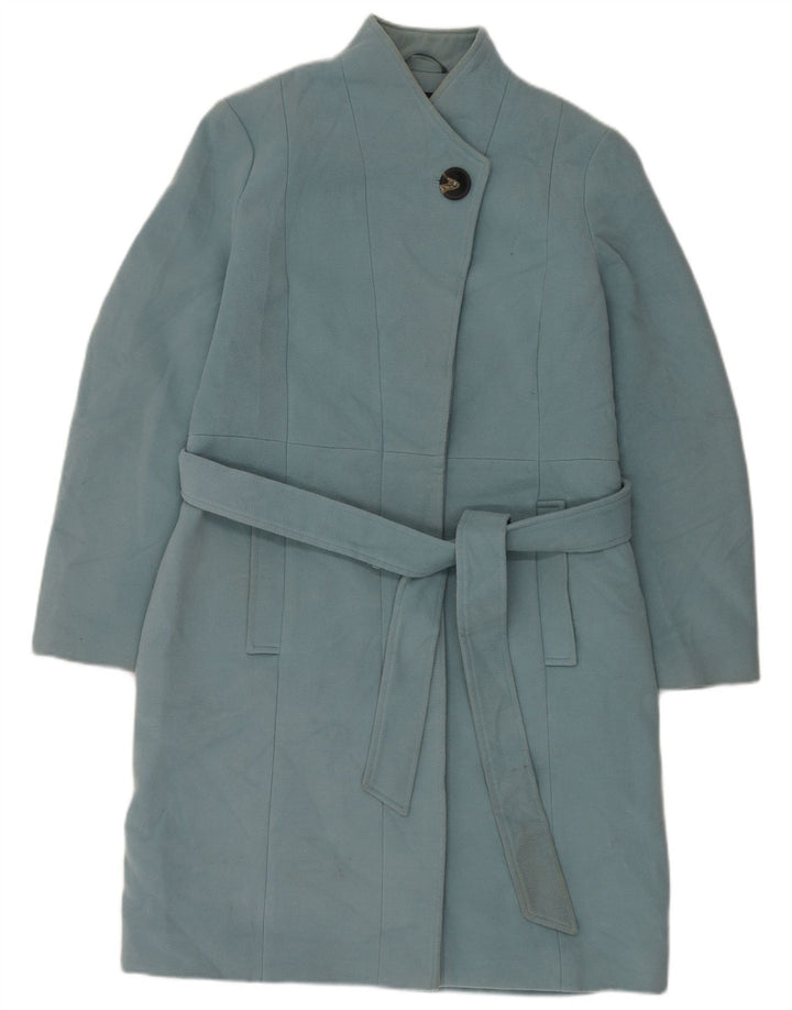 Женское пальто свободного кроя Marks & Spencer UK 18 XL, синее, полиэстер