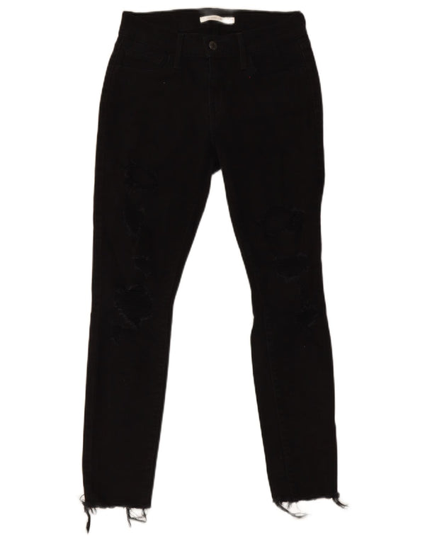 Женские джинсы Levi's 710 Super Skinny W26 L26, черный хлопок