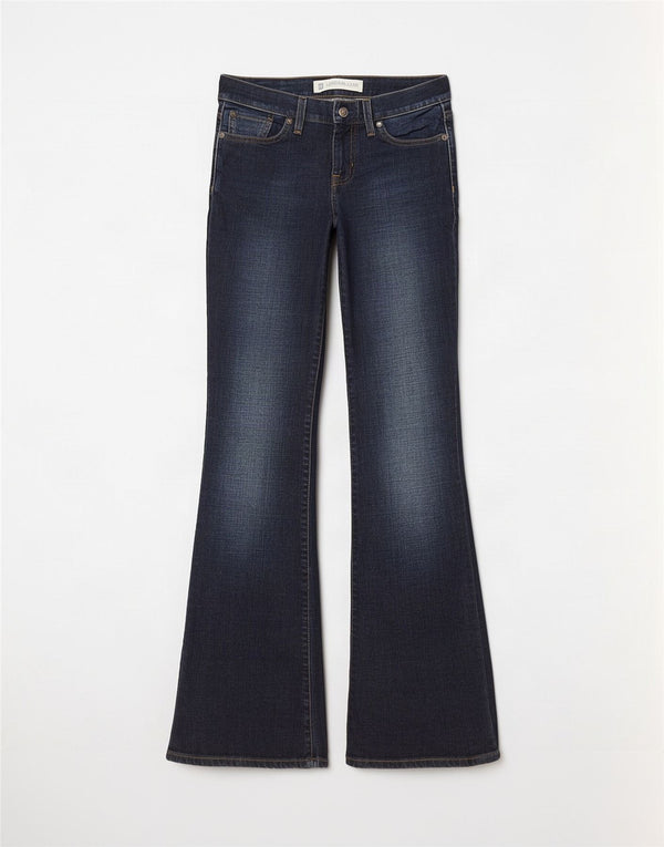 Женские длинные джинсы Gap Bootcut W26 L32 Темно-синие, хлопок
