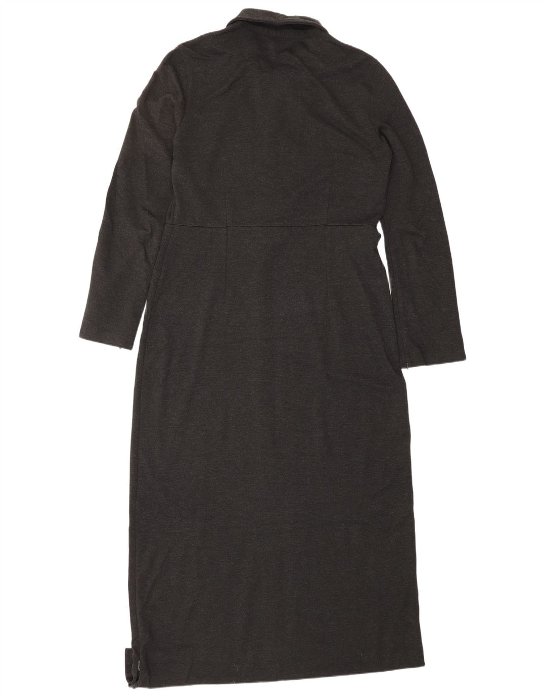 EDDIE BAUER Женское платье макси большого размера с длинными рукавами, UK 10, маленькое серое