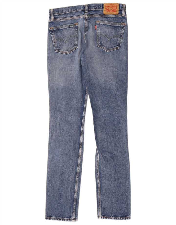 Женские узкие джинсы Levi's 511 W29 L32 синие, хлопок