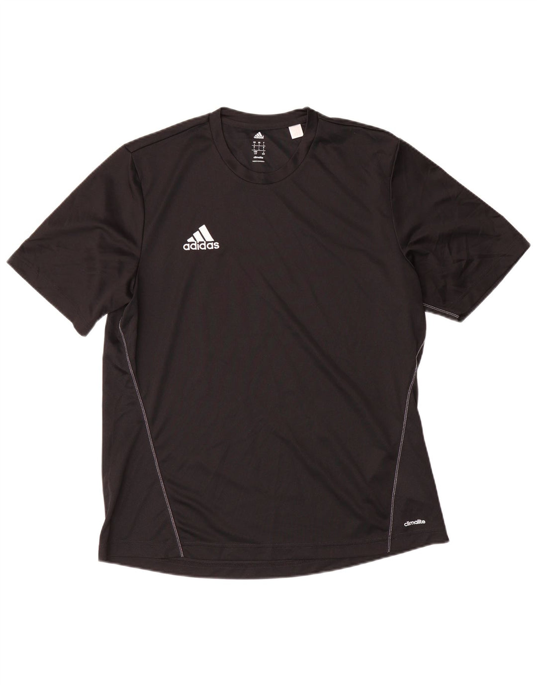 Мужская футболка ADIDAS Climalite, большой черный полиэстер
