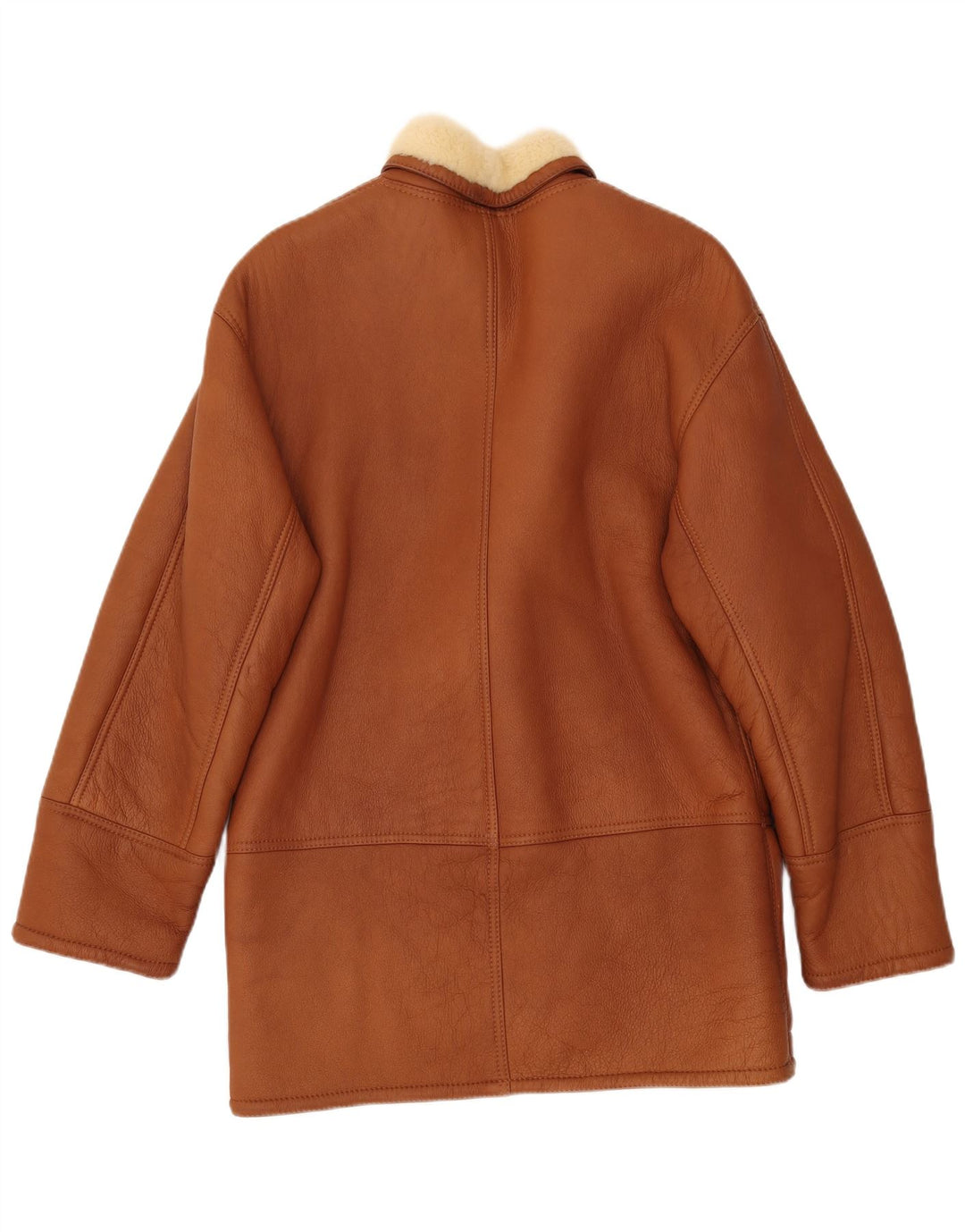 Мужская короткая куртка VINTAGE IT 52 XL Коричневая короткая дубленка