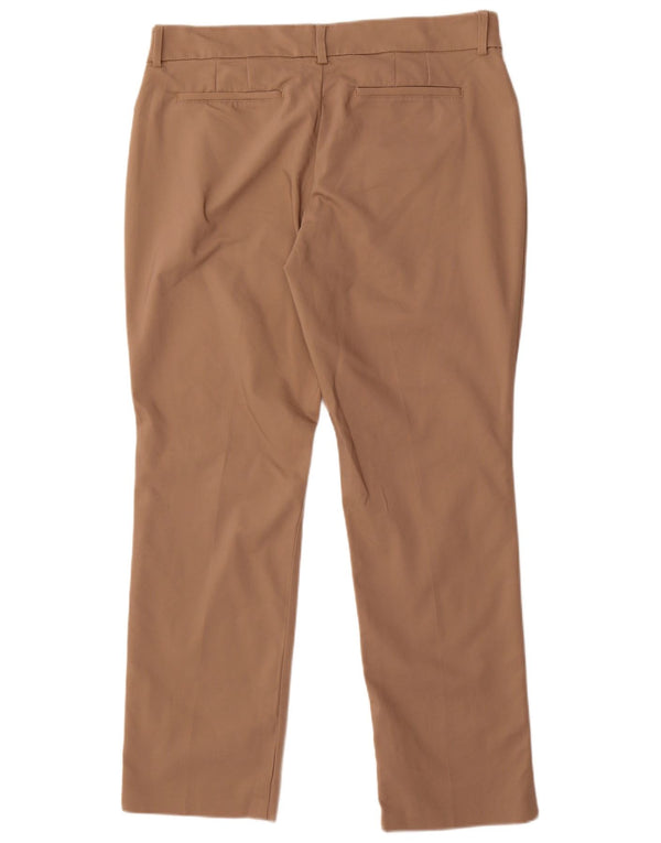 Lee Женские прямые повседневные брюки со средней посадкой стандартного кроя W34 L29 Коричневые