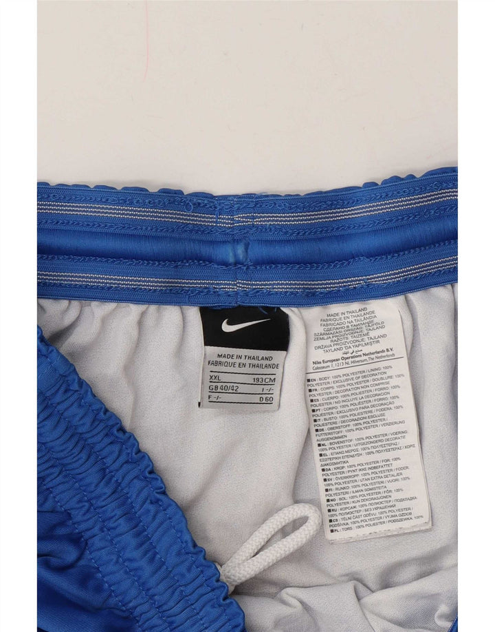 Мужские спортивные шорты Nike 2XL синие из полиэстера