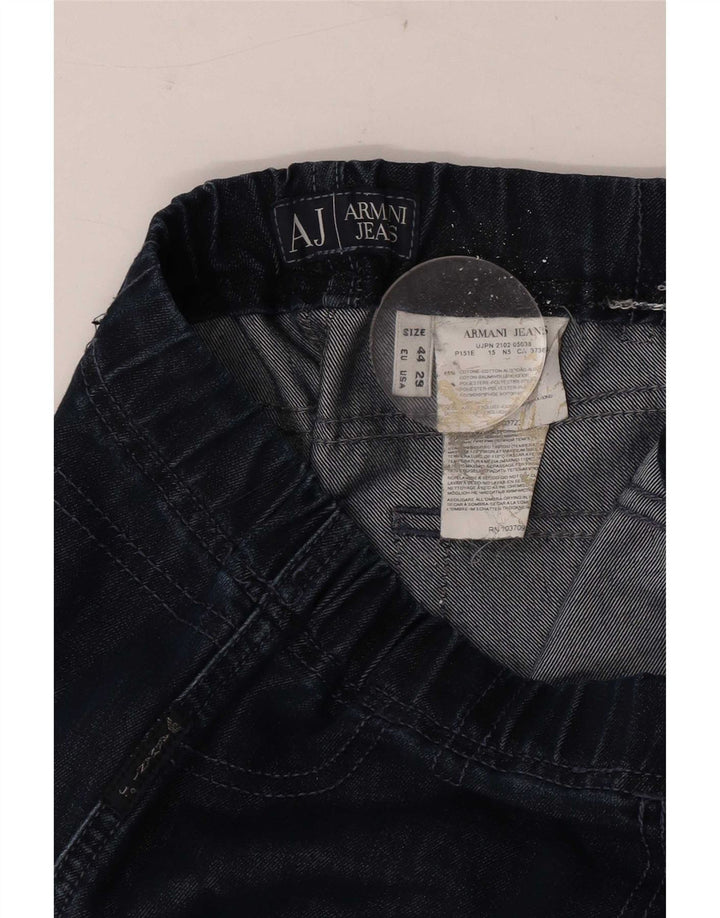 Женские узкие джинсы Armani W29 L27, темно-синие, хлопок