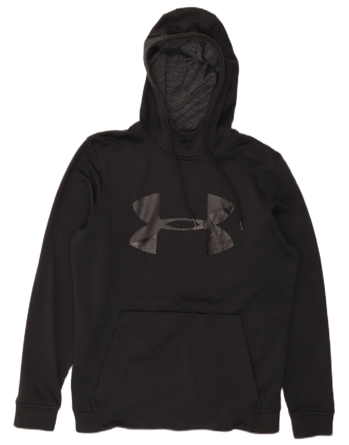 Мужской джемпер с капюшоном Under Armour Cold Gear, маленький черный, полиэстер