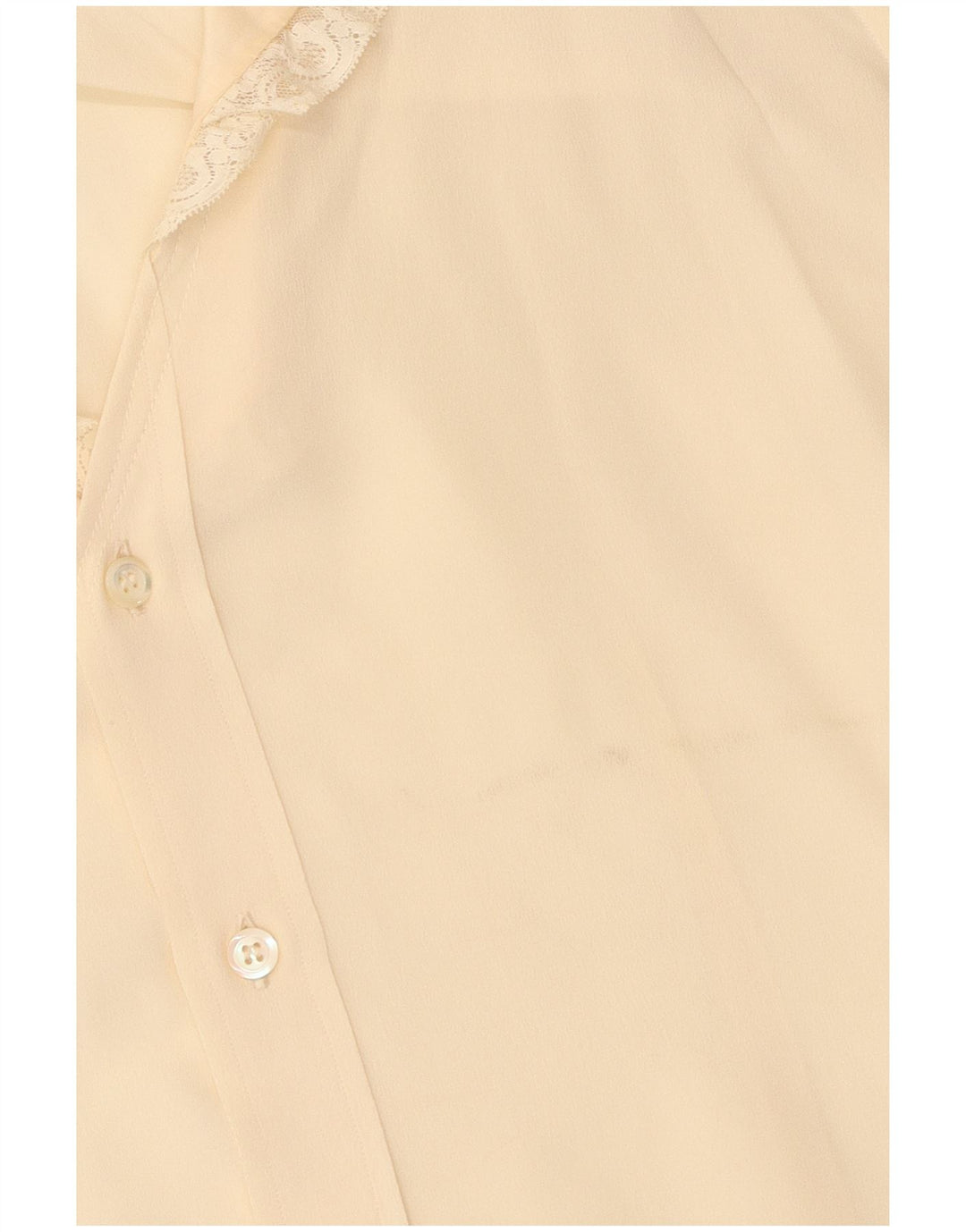 Винтажная женская блузка-рубашка с коротким рукавом, Великобритания 14, средний, белый цвет