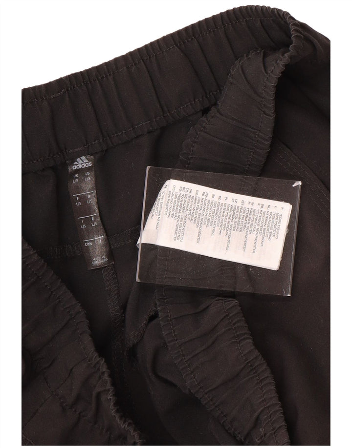 Мужские спортивные брюки ADIDAS, джоггеры, большие черные, полиэстер