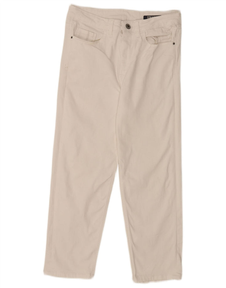 Женские укороченные джинсы Marks & Spencer UK 12 Medium W28 L23 Белый хлопок
