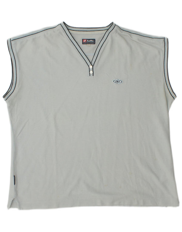 Женская футболка Lotto Top UK 16, большой синий хлопок