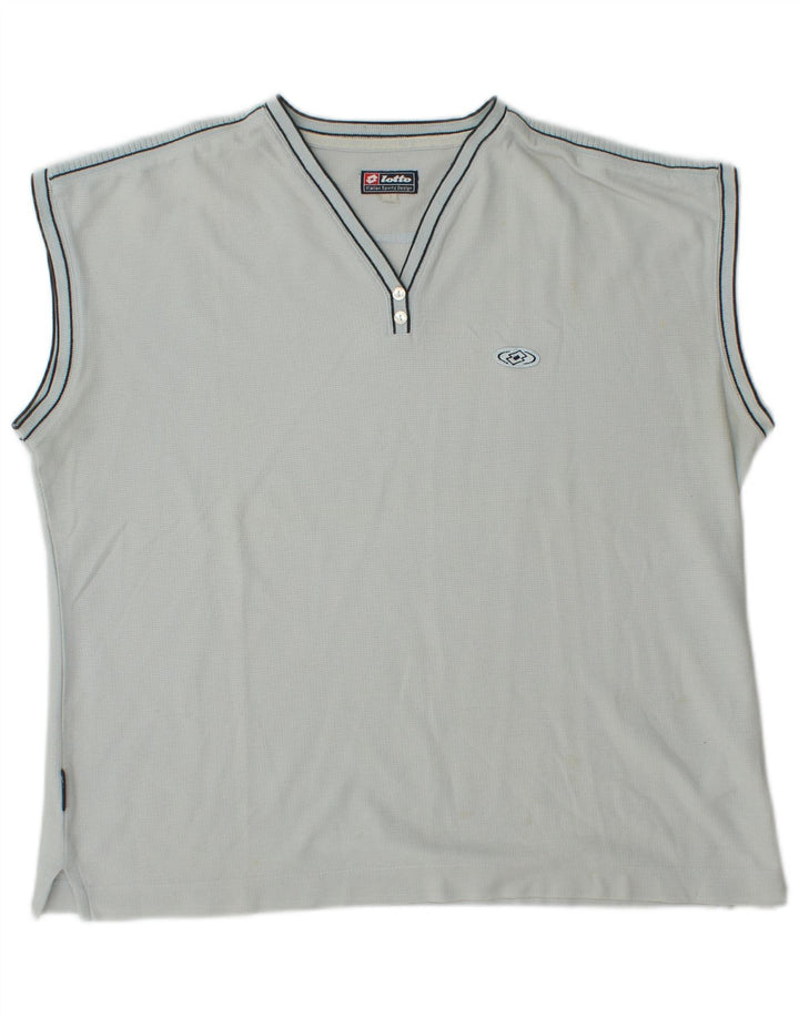 Женская футболка Lotto Top UK 16, большой синий хлопок