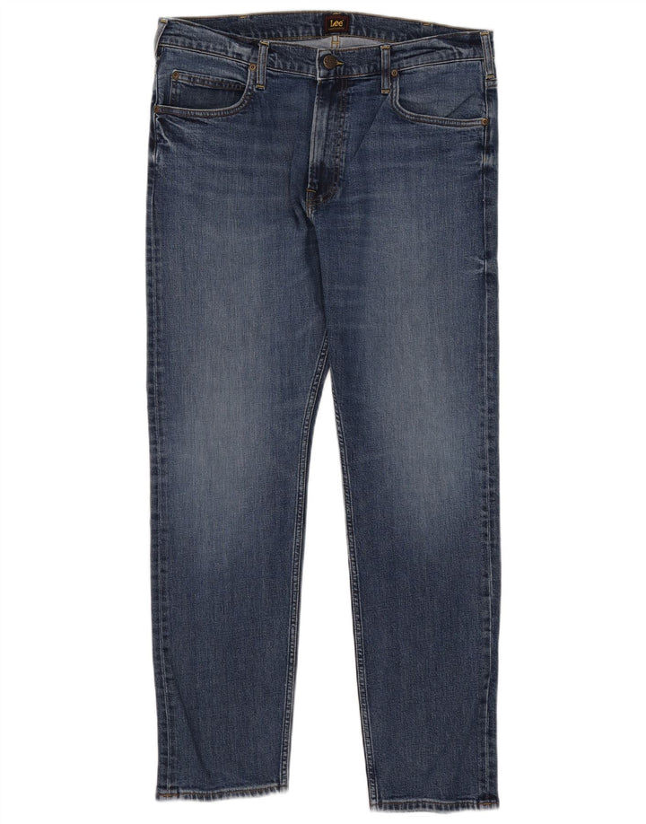 Мужские джинсы Lee Rider Slim W36 L32, синий хлопок
