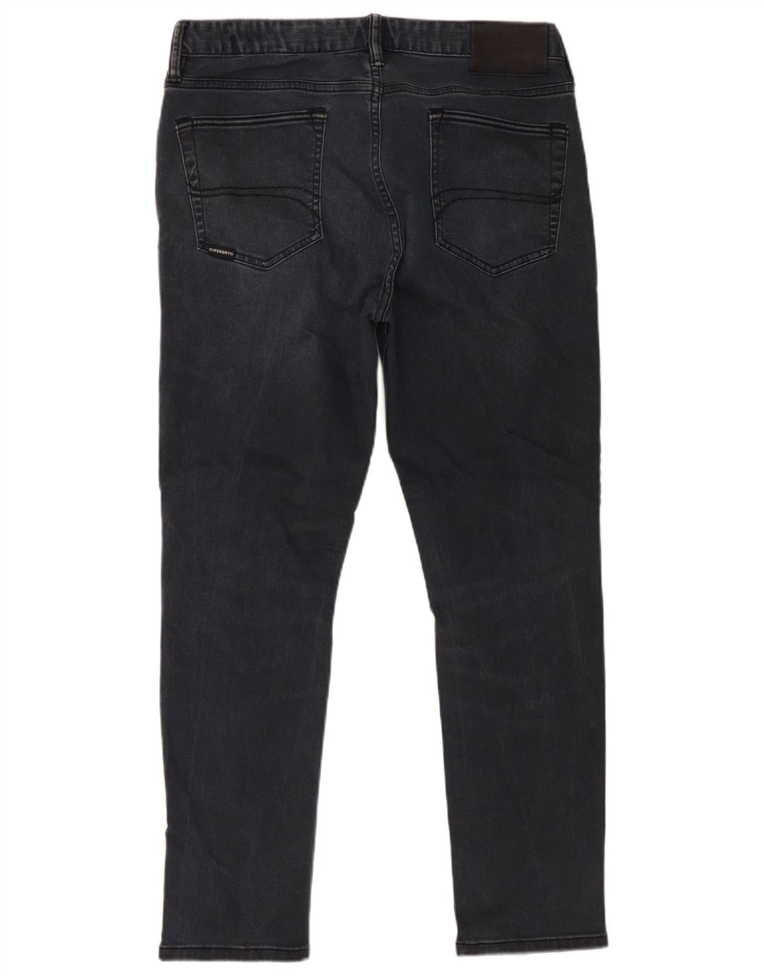 Мужские узкие джинсы Superdry W34 L27, черный хлопок