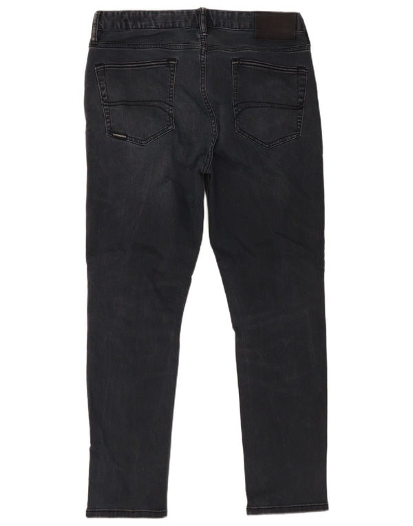 Мужские узкие джинсы Superdry W34 L27, черный хлопок