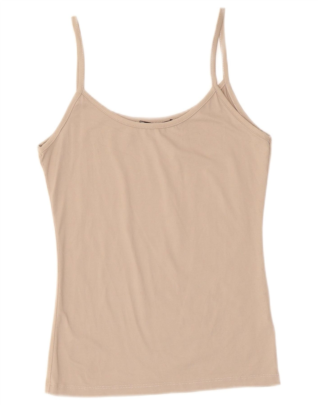 ZARA Womens Cami Top UK 8 Small Beige