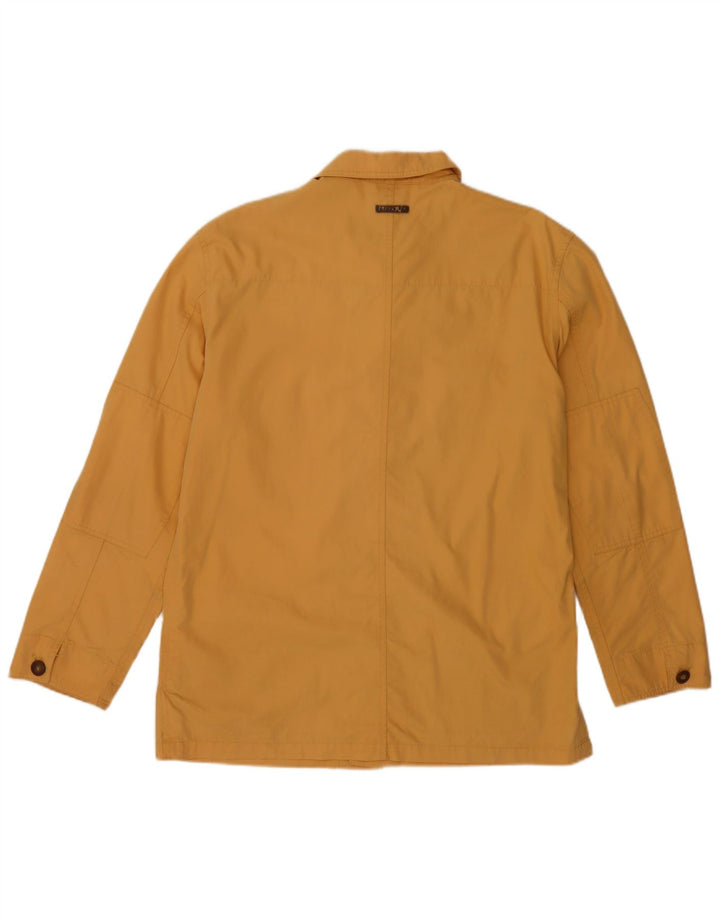 PETER COFOX Mens Utility Jacket UK 40 Large Yellow