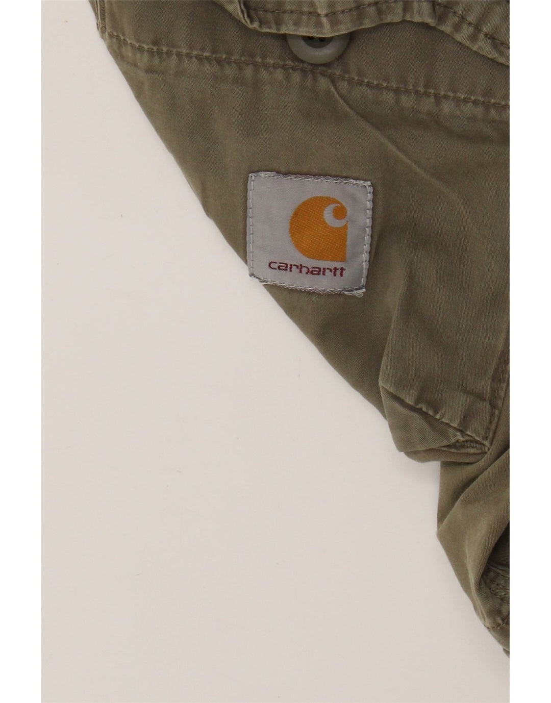 Мужские шорты карго CARHARTT W30, средний цвет хаки, хлопок