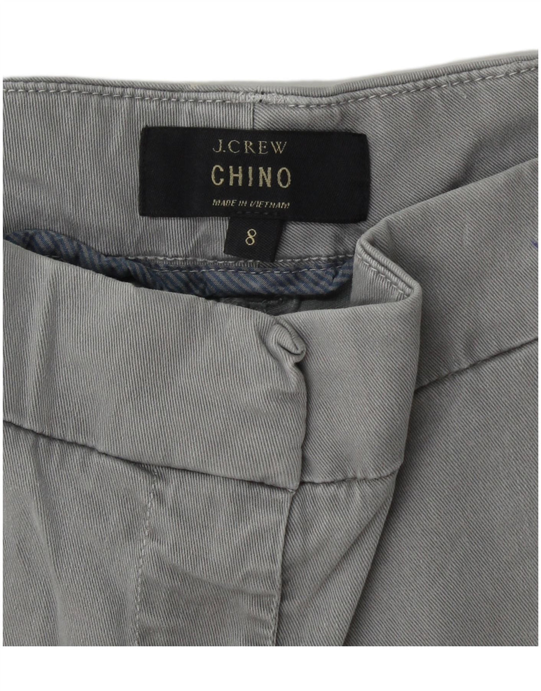 Женские шорты чинос J. CREW US 8 Medium W30 Серый хлопок