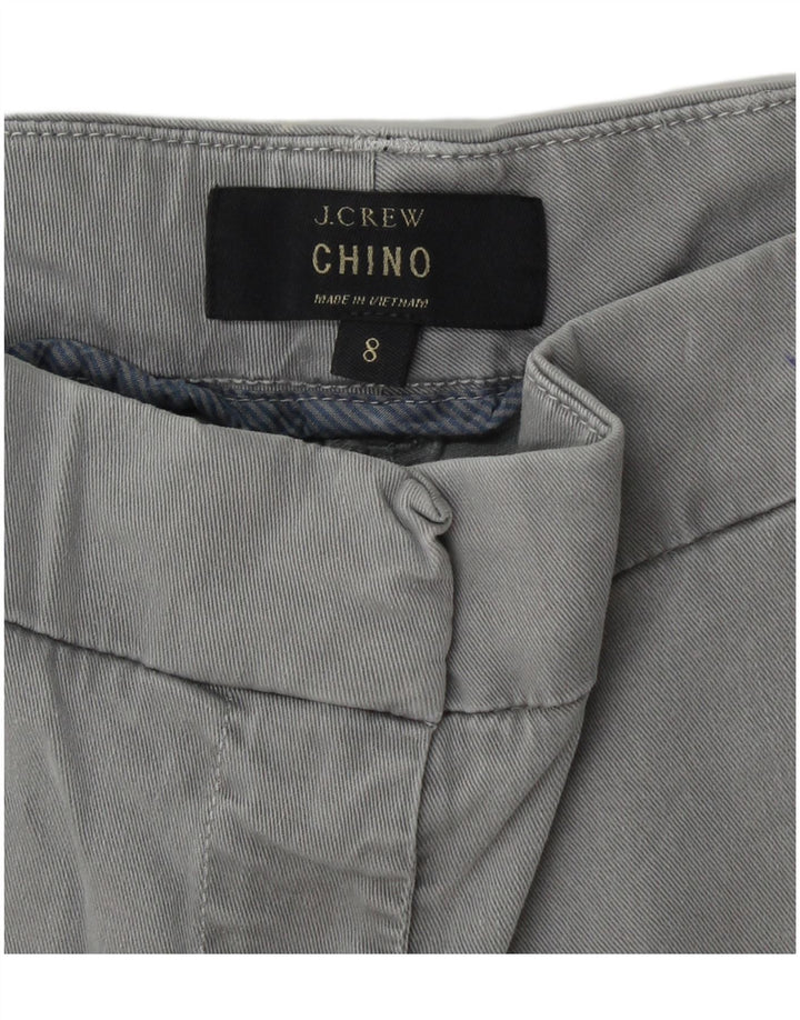 Женские шорты чинос J. CREW US 8 Medium W30 Серый хлопок
