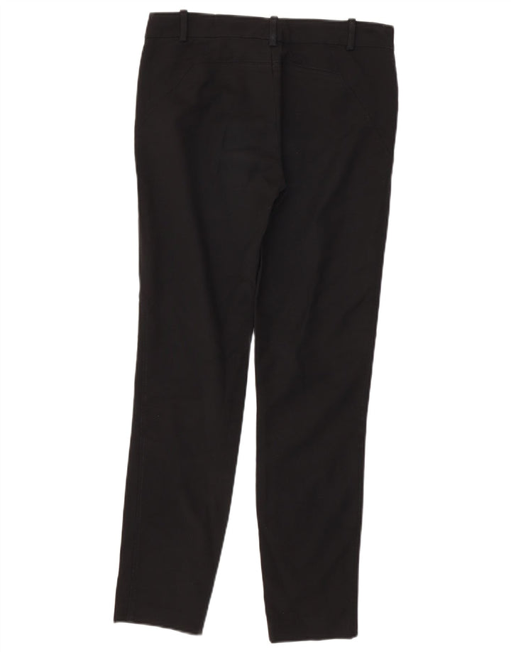 ZARA Womens Slim Casual Trousers Small W30 L28 Black