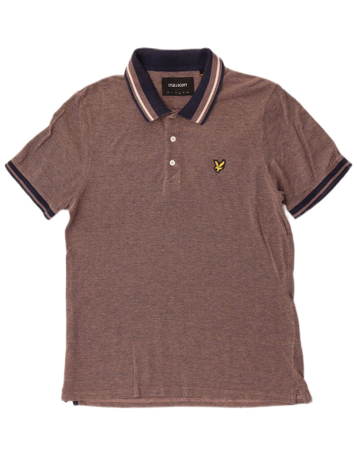 Мужская рубашка-поло Lyle & Scott, большой размер, коричневый хлопок