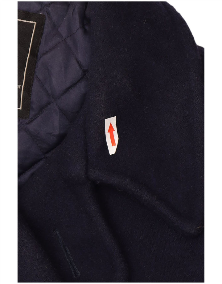Женское полупальто большого размера Alpha Industries UK 10, маленькое темно-синее, шерстяное