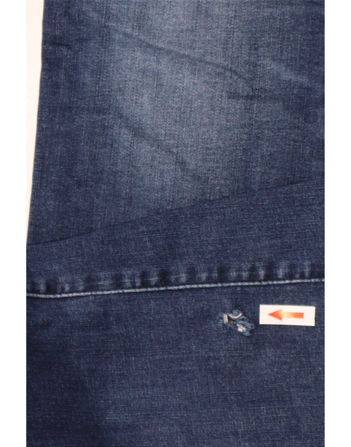 Guess женские сексуальные прямые джинсы W26 L32 синие из полиэстера