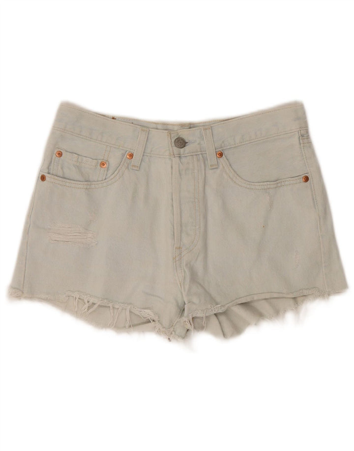 Женские джинсовые шорты Levi's 501 W26, маленькие синие, хлопок