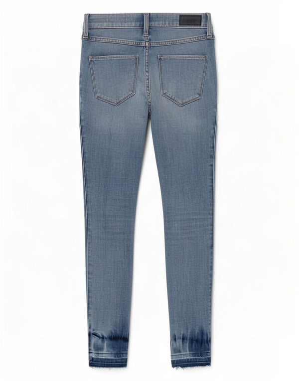 Женские джинсы скинни с высокой посадкой Hollister США 0 XS W24 L26 Синие