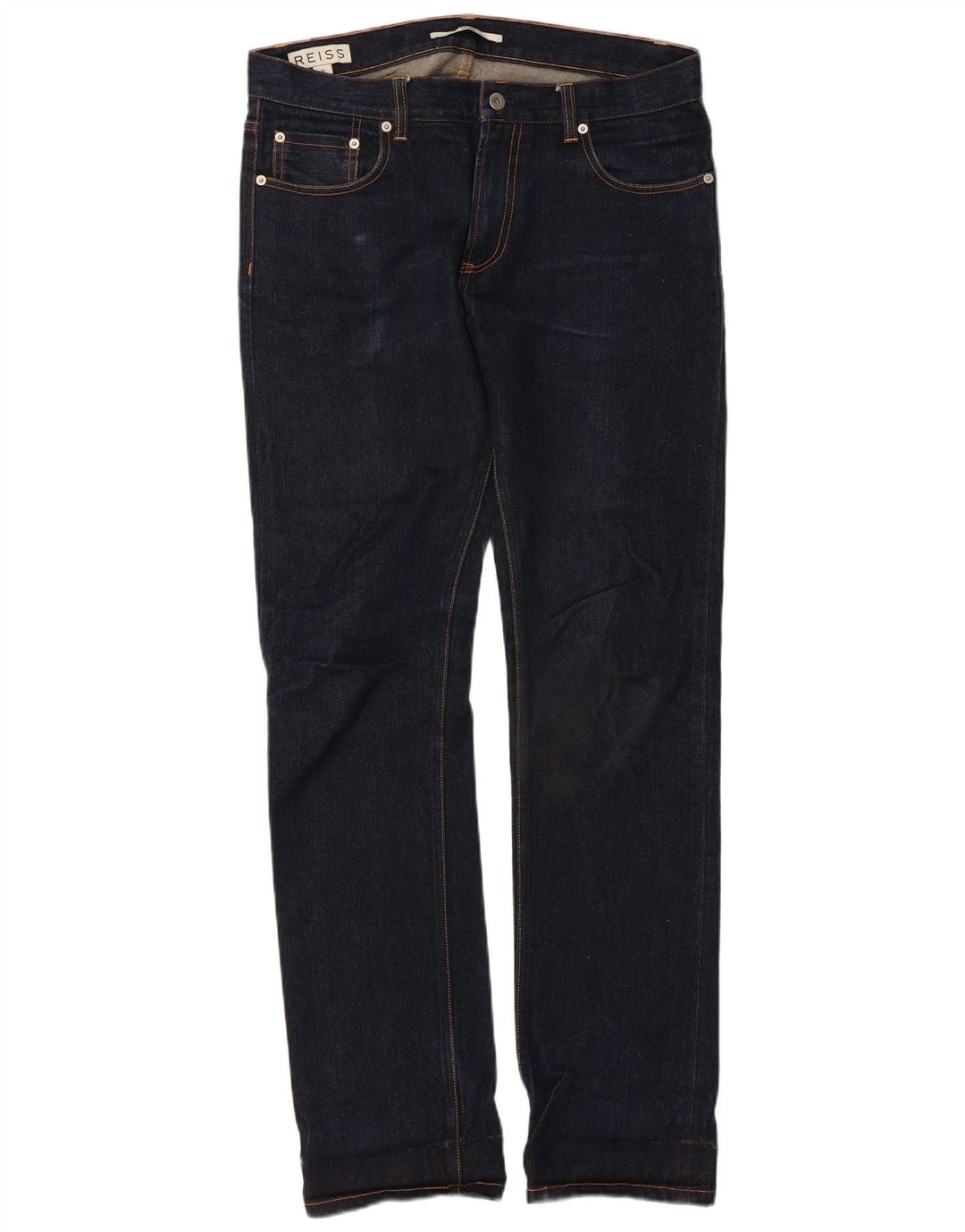 Женские узкие джинсы Reiss W32 L30, темно-синий, хлопок